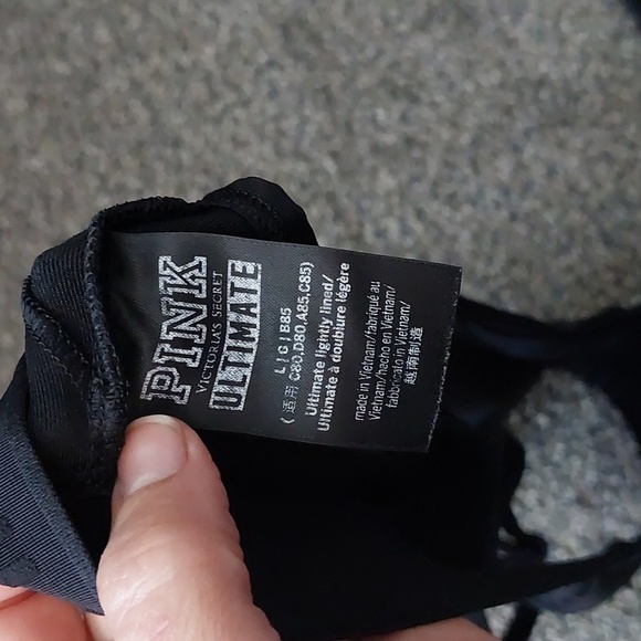 Victoria's Secret Pink Activewear Bundle Black- White LARGE - Picture 6 of 11